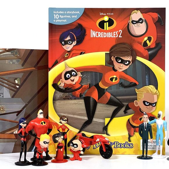 2018 Disney The Incredibles 2 My Busy Book - Picture 5 of 6